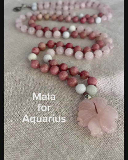 Discover the Mala beads for Aquarius -  video
