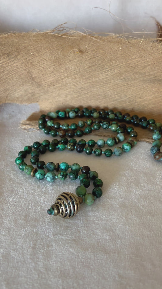 Mala in Turquoise Jasper
