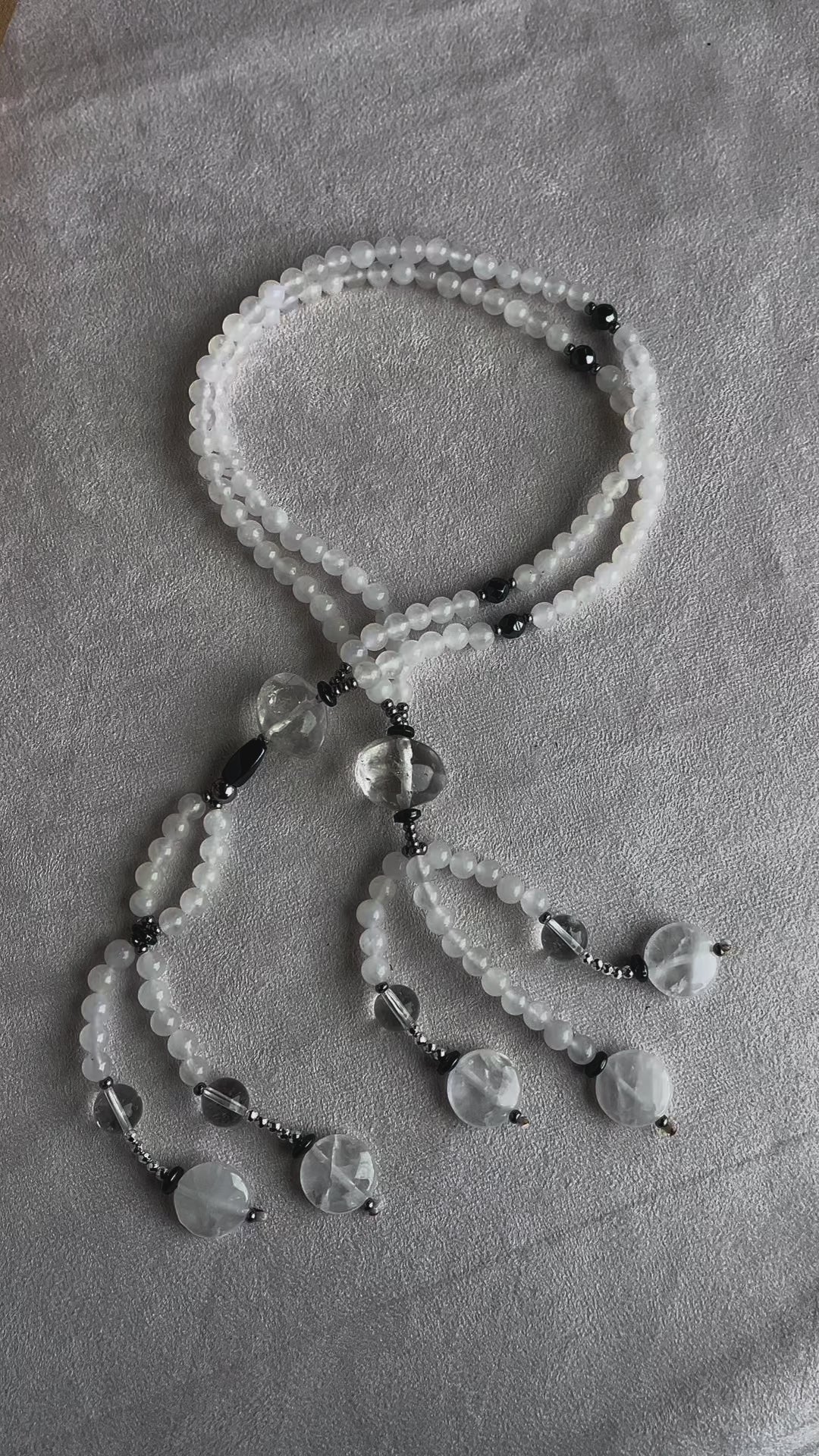 Nenju, Juzu, Japanese Buddhist Mala, butsuren, buddhist japamala, juzu beads, nichiren juzu, buddhist prayer beads, prayer beads juzu, nichiren prayer beads, buddhist juzu, japanese prayer beads, meditation beads, spiritual beads, handmade juzu, mala prayer beads, juzu necklace, buddhist mala, Namu Myoho Renge Kyo, Nam Myoho Renge Kyo - Samdea Mala