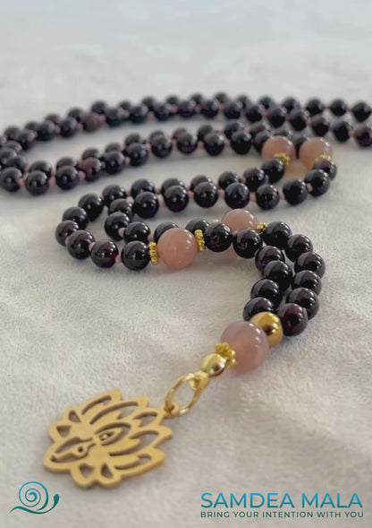 Mini Mala in Granato e Loto