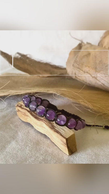 Amethyst Tibetan Bracelet – Spiritual Tamashii-Style for Inner Harmony