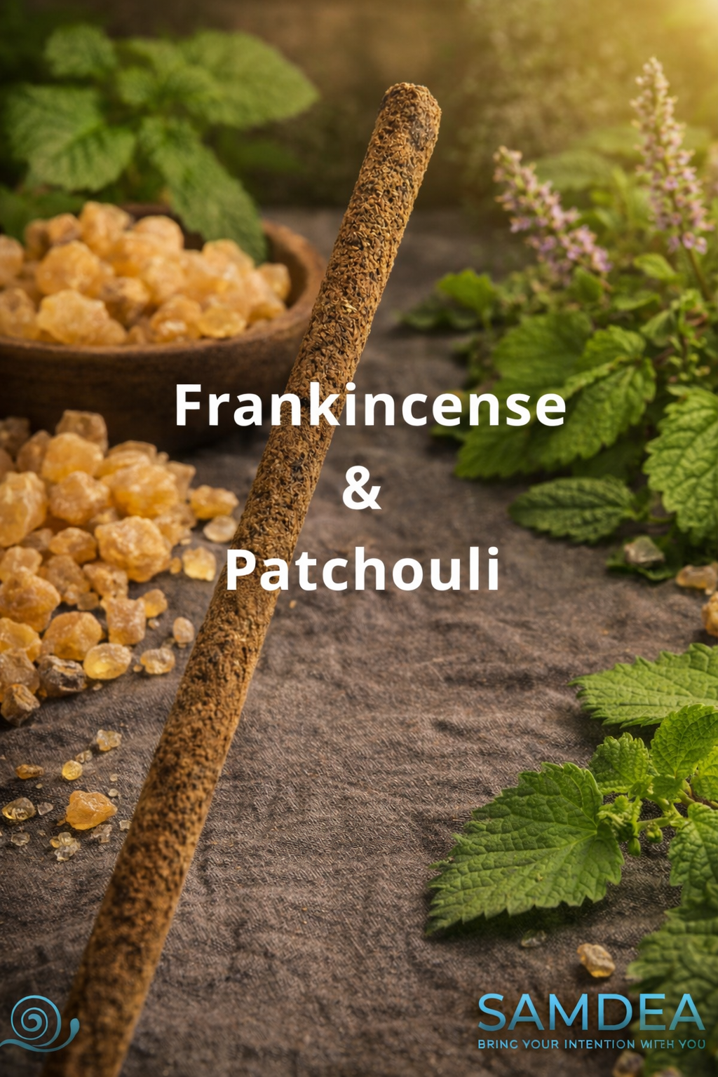 Incenso Masala Artisan Premium - Fatto a mano in India - Resine naturali ed erbe - Durata 90 min - Rituale Yoga e Meditazione - Singolo Stick